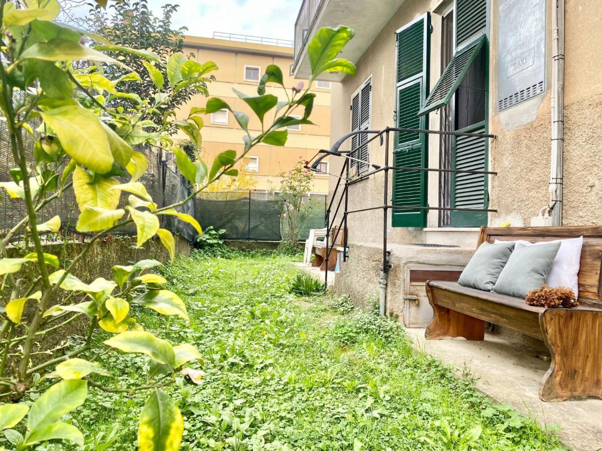 Casaviva-Trilocale Con Giardino E Posteggio A Rapallo Lejlighed Eksteriør billede